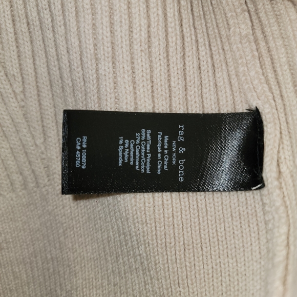 NWT Rag & Bone Eliana Cotton Cashmere Polo size XS - Picture 12 of 15